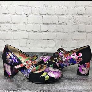 Miss L Fire Peerless Personality Suede heels sz 37